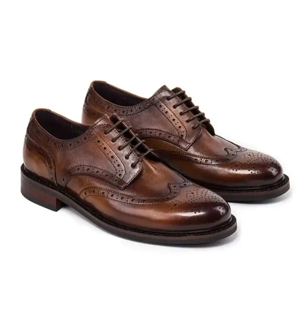 Men's Breathable Leather Oxford Shoes
