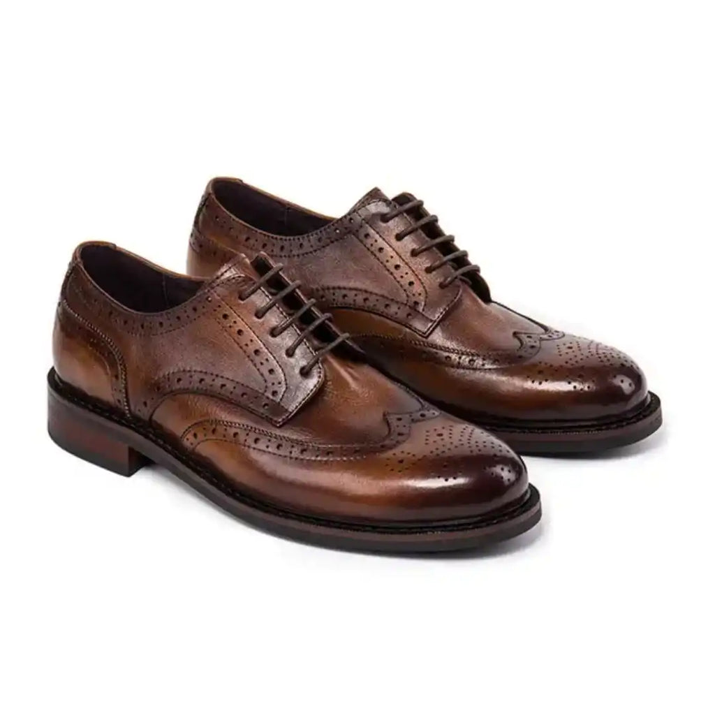 Men's Breathable Leather Oxford Shoes