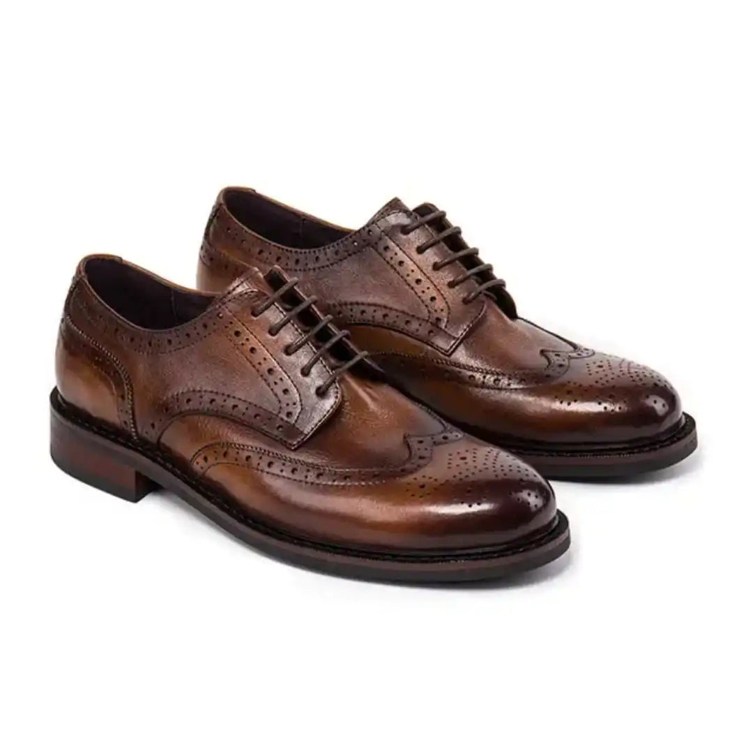 Men's Breathable Leather Oxford Shoes