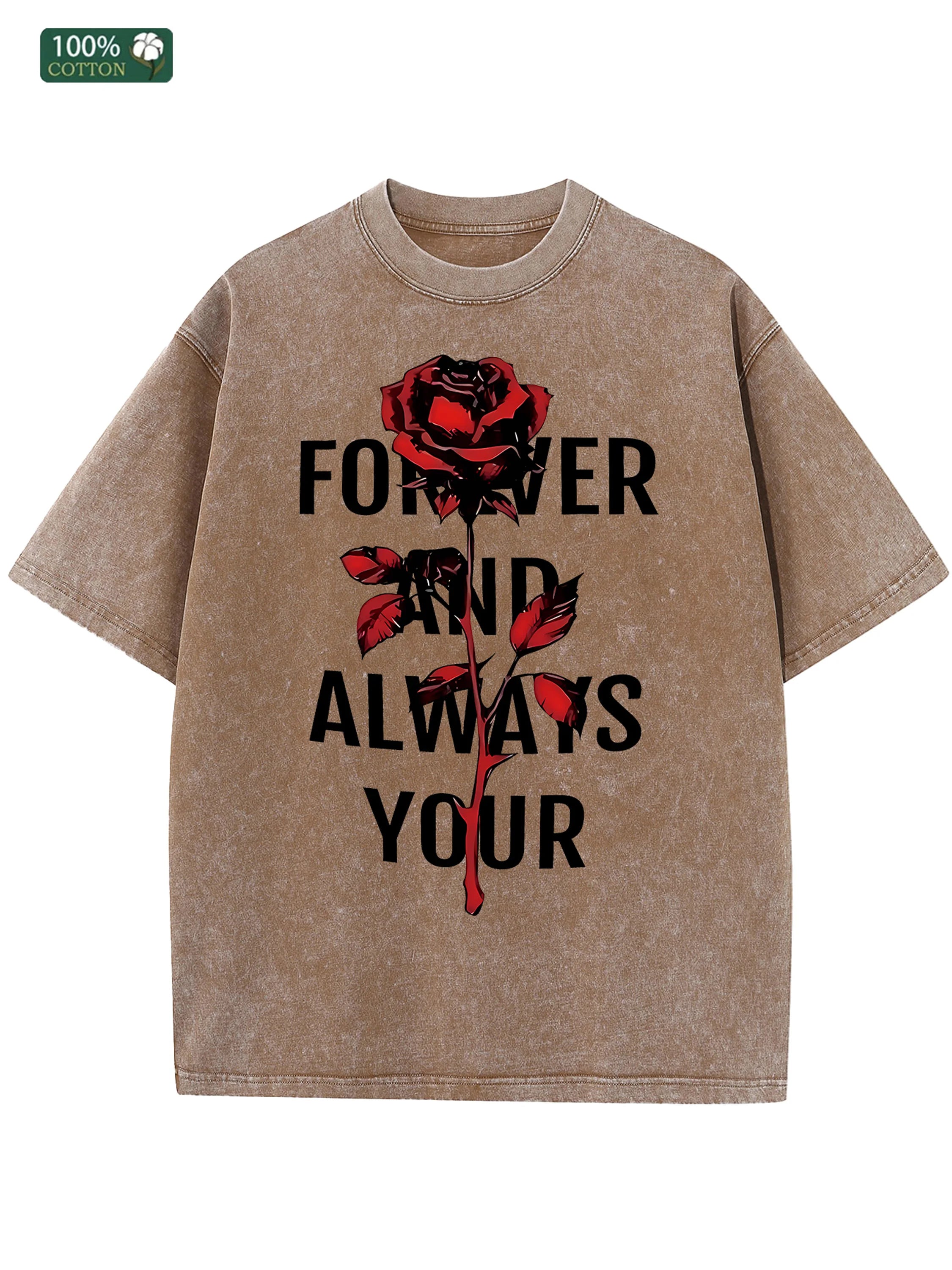 Men's 100% Cotton Washed T-Shirt