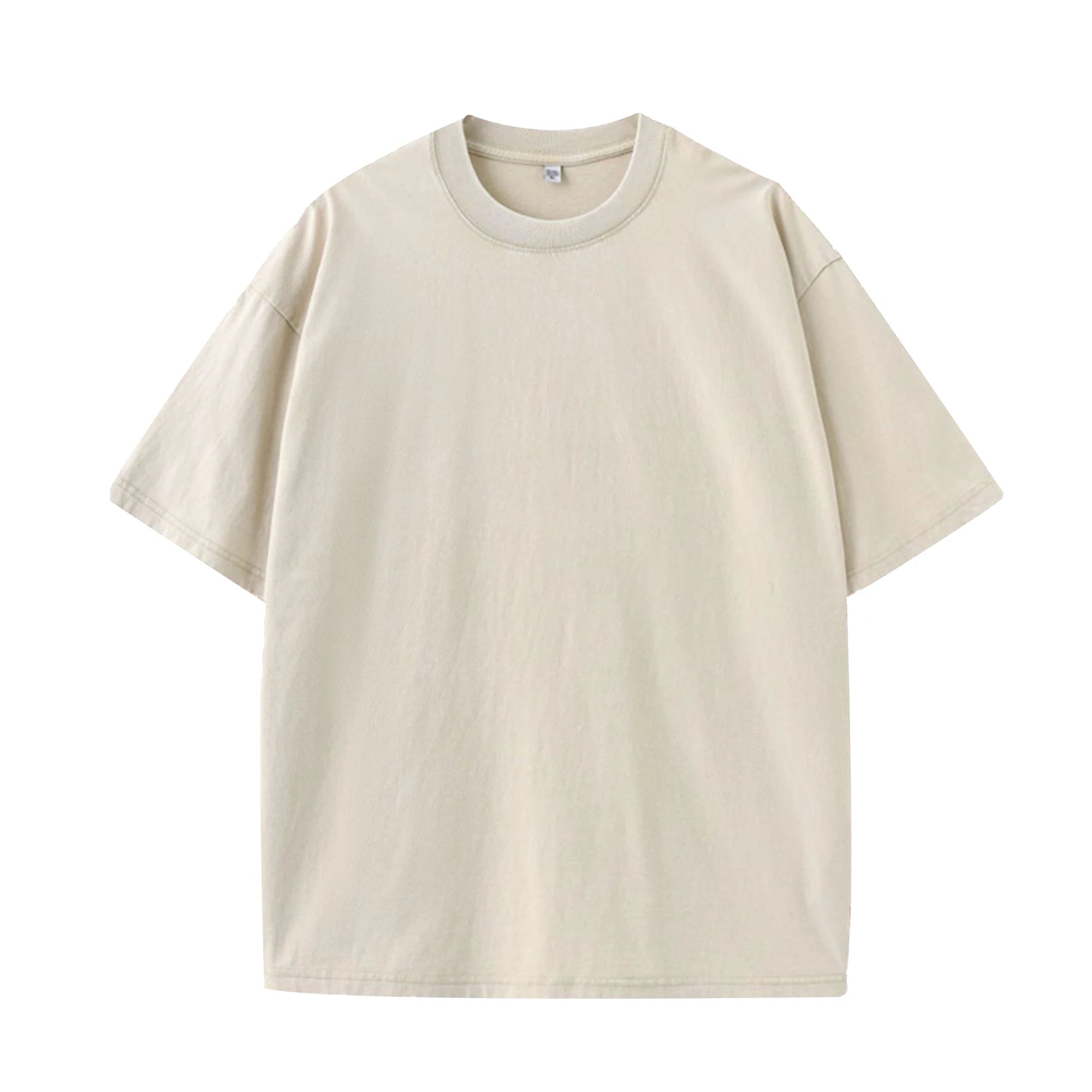 2026 Men 's Vintage Washed Oversized T-shirt Customization Graphic Streetwear Cotton Tee