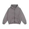 Unisex Vintage Washed Zip-Up Sweatshirt