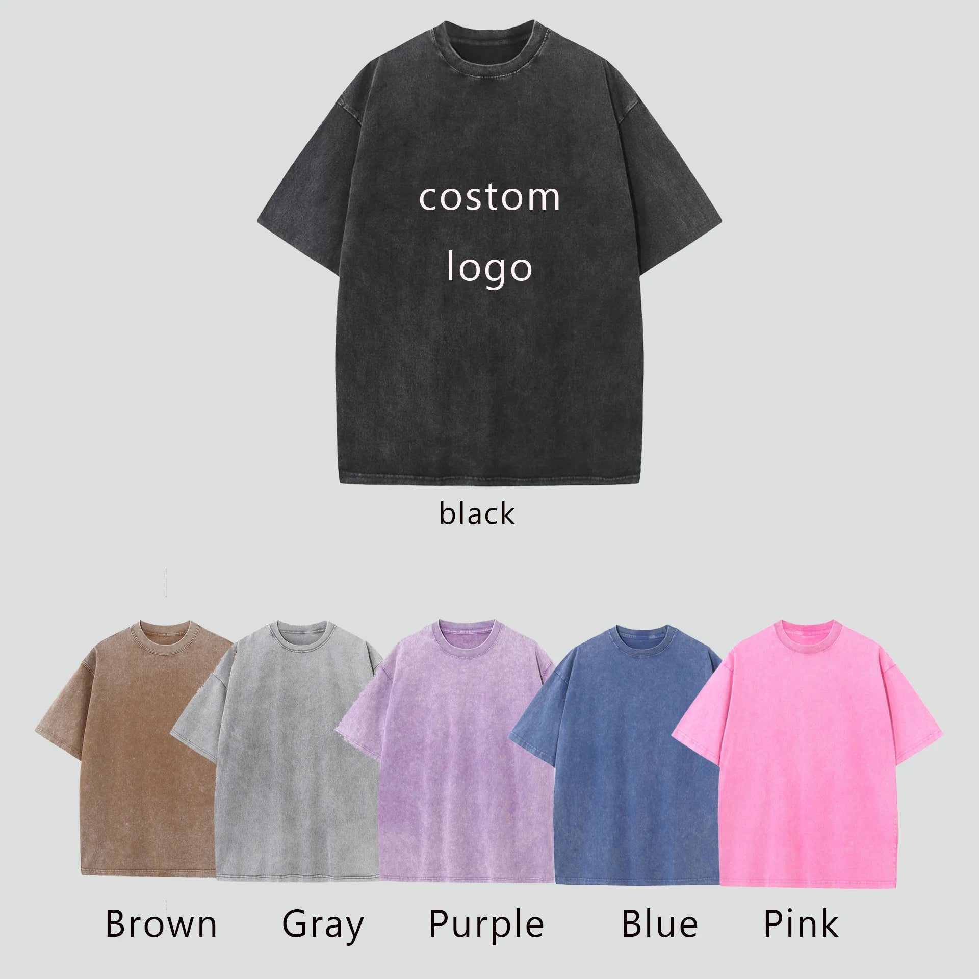 Men's 100% Cotton Washed T-Shirt