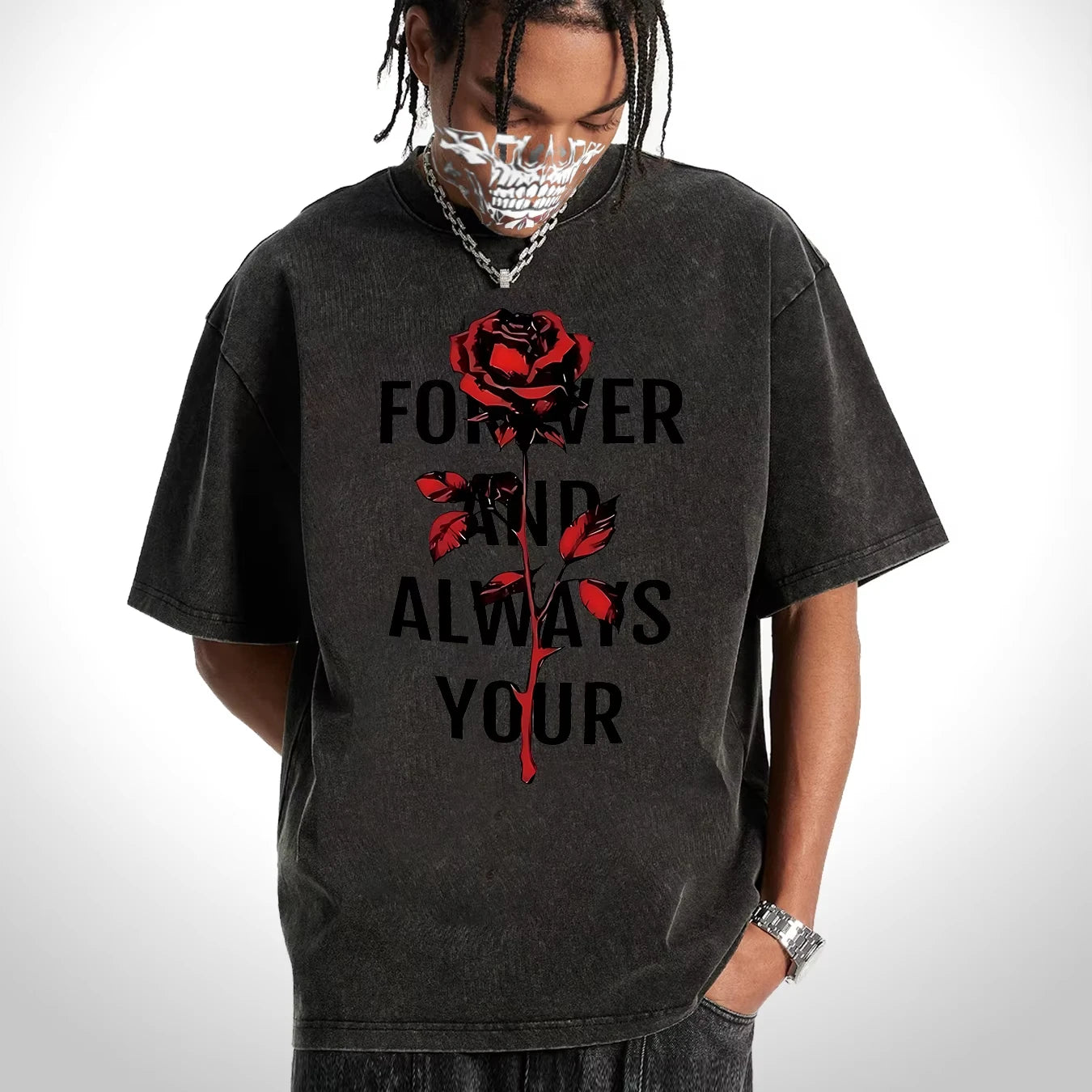 Men's 100% Cotton Washed T-Shirt