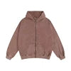 Unisex Vintage Washed Zip-Up Sweatshirt