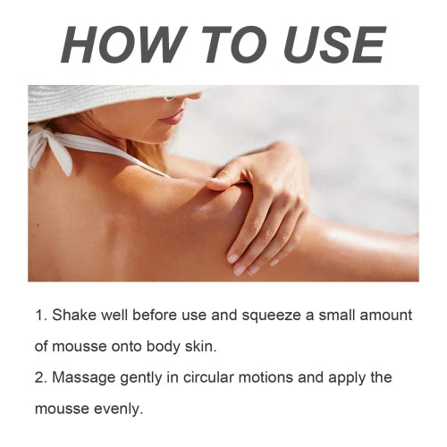 Moisturizing Tanning Body Mousse