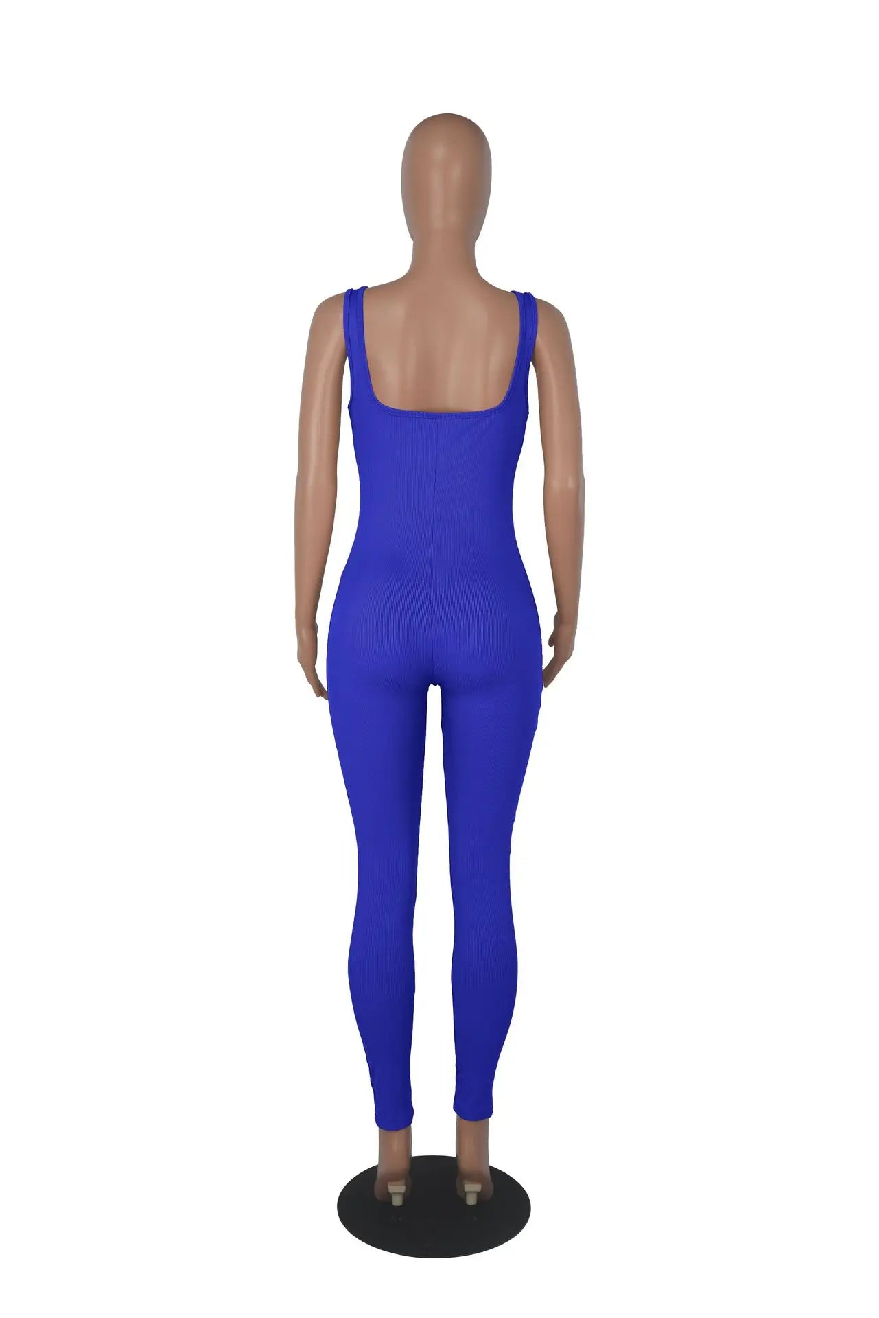 Women's Slim-Fit Sleeveless Jumpsuit