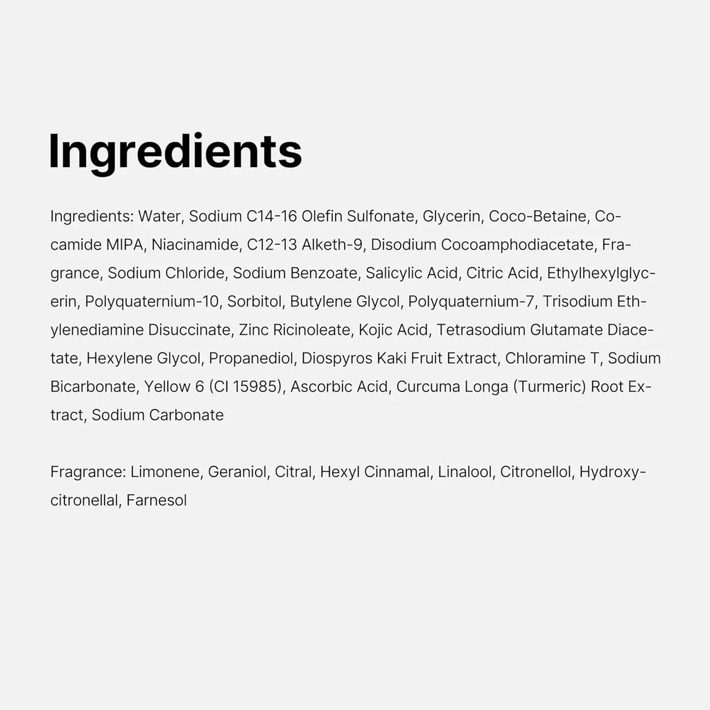 medicube Turmeric Body Wash