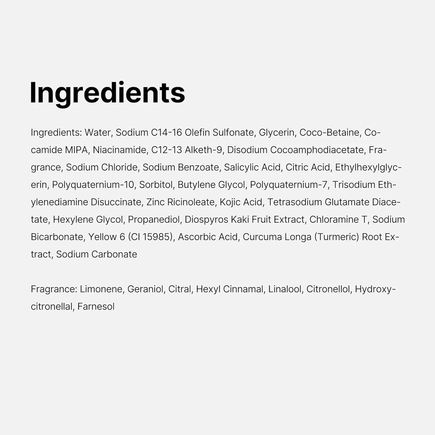 medicube Turmeric Body Wash