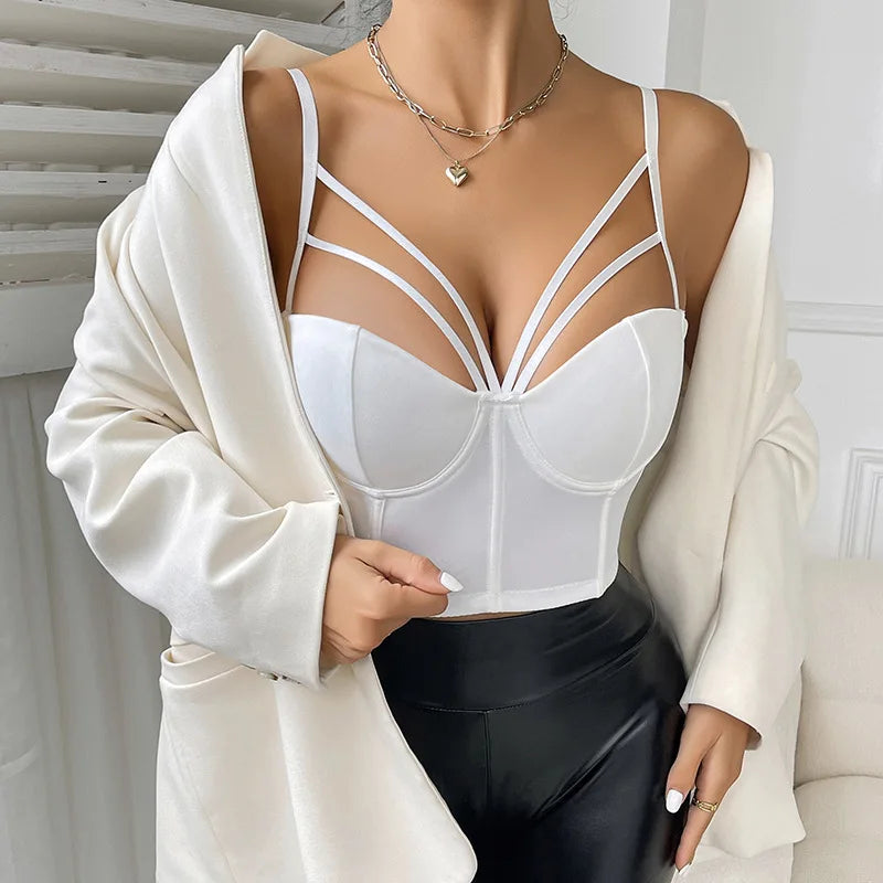 Women's Sleeveless Corset Top