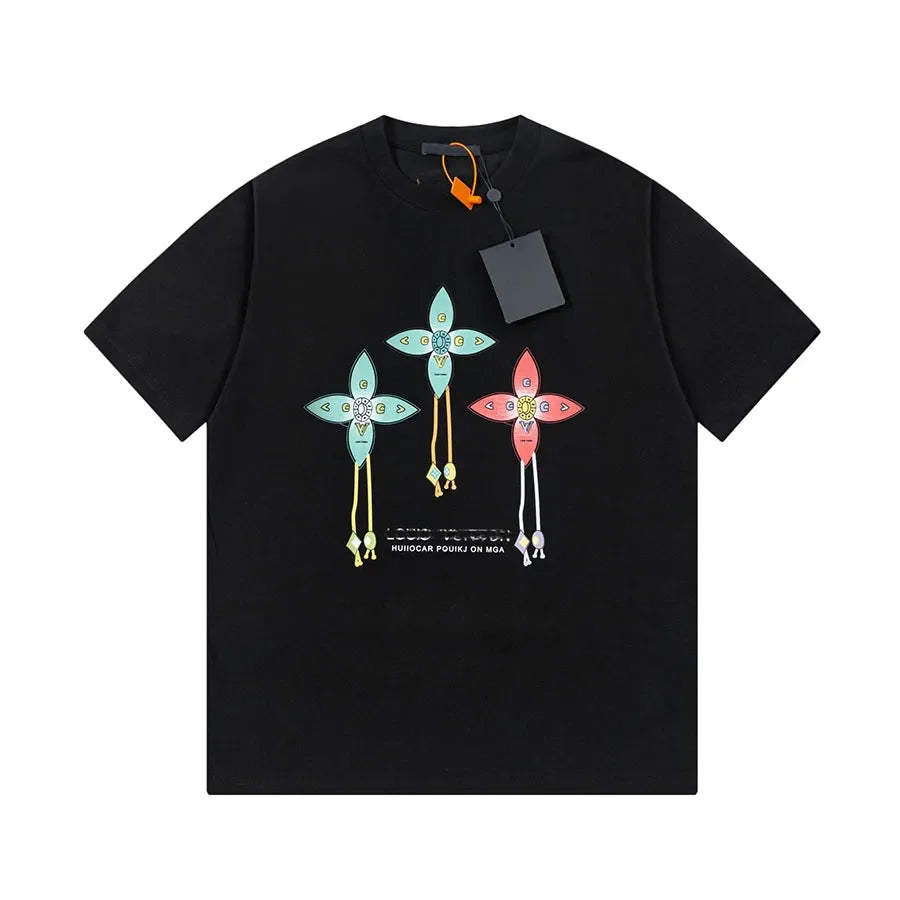 T-Shirt Mens Designer T-Shirts Men Unisex Casual Sleeve Letter Print Hip Hop Street Short Tee