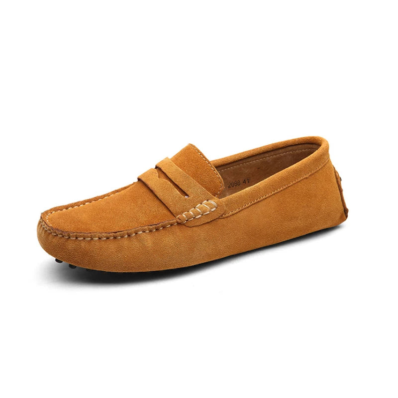 Newest China Suede Pu Slip-on Shoes for Men, Men Casual Flat Shoes, Men Moccasin