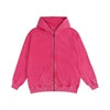 Unisex Vintage Washed Zip-Up Sweatshirt