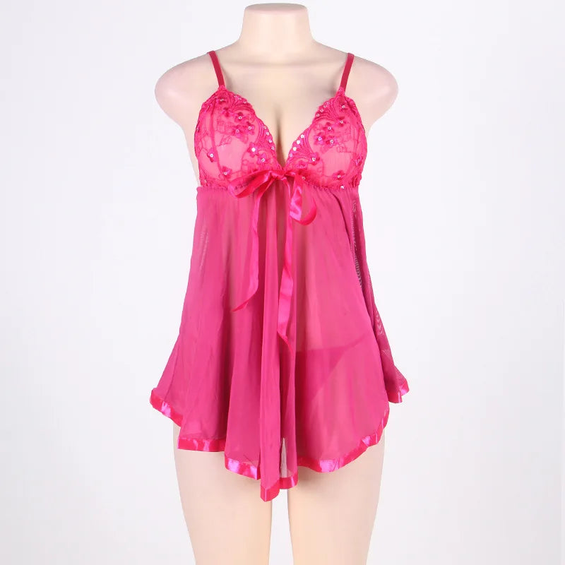 Women's Sheer Lace Nightdress
