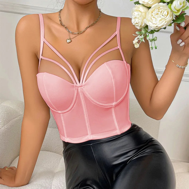 Women's Sleeveless Corset Top