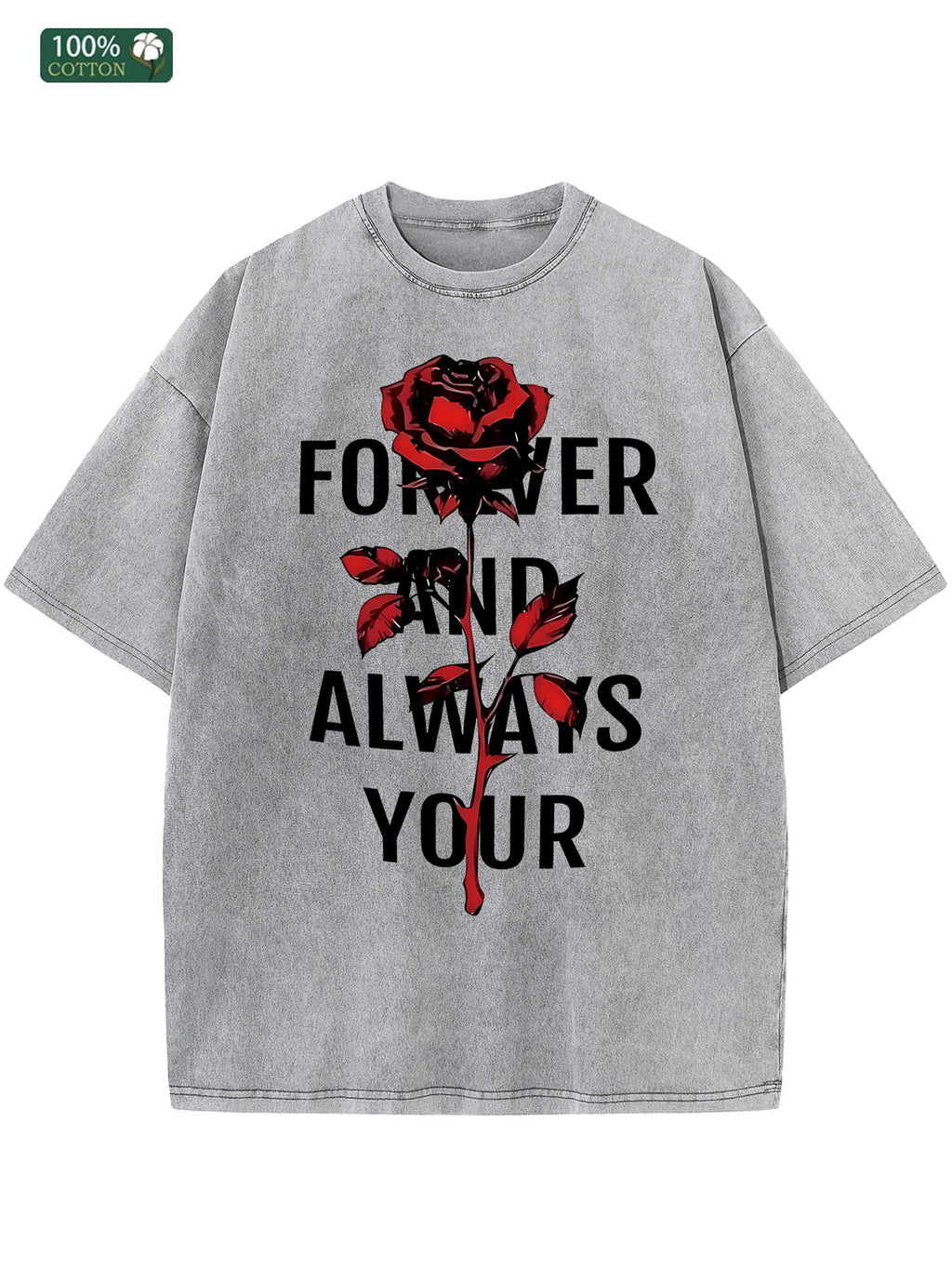 Men's 100% Cotton Washed T-Shirt