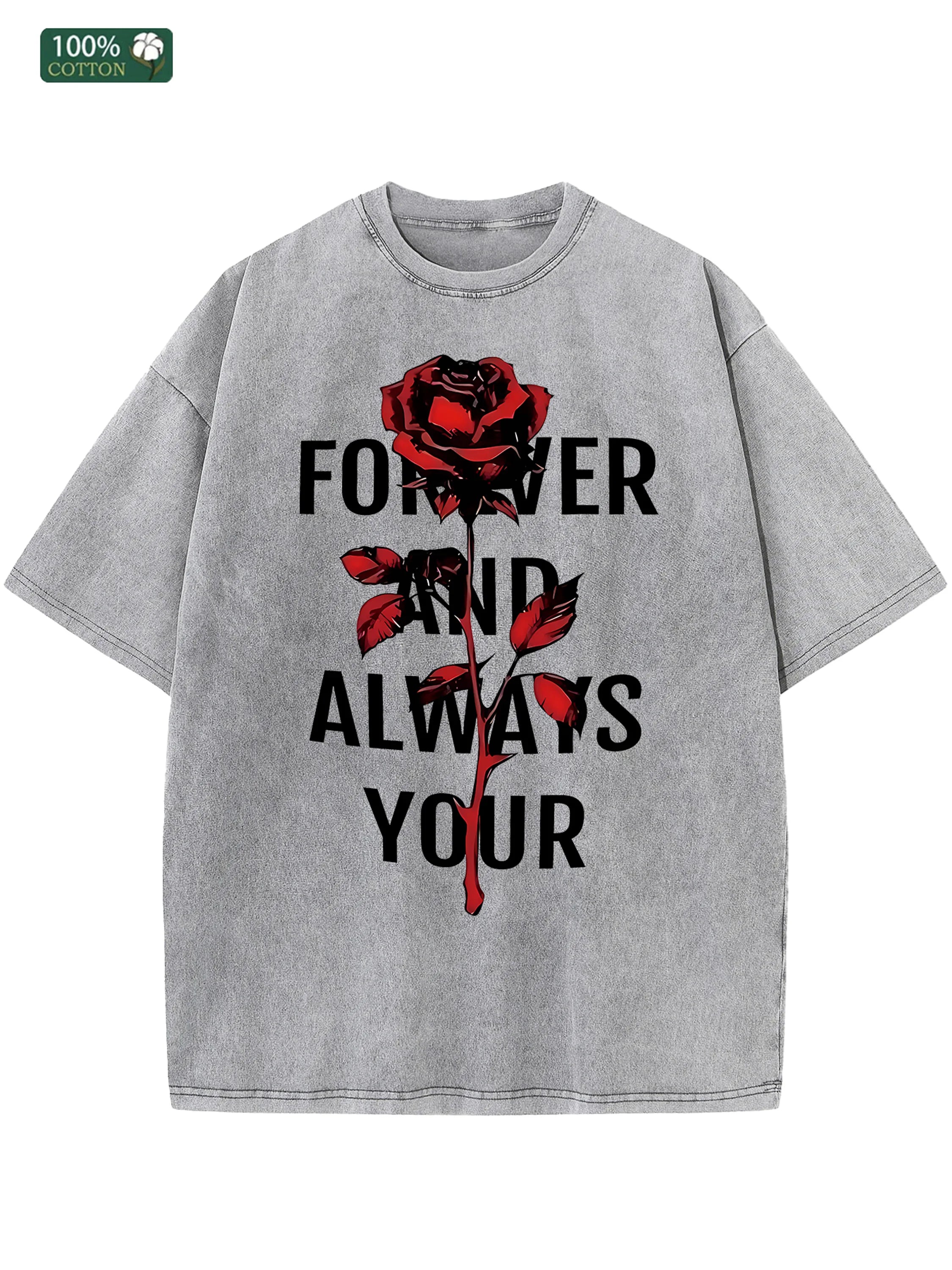 Men's 100% Cotton Washed T-Shirt