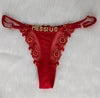 Women's Embroidered Floral Panties