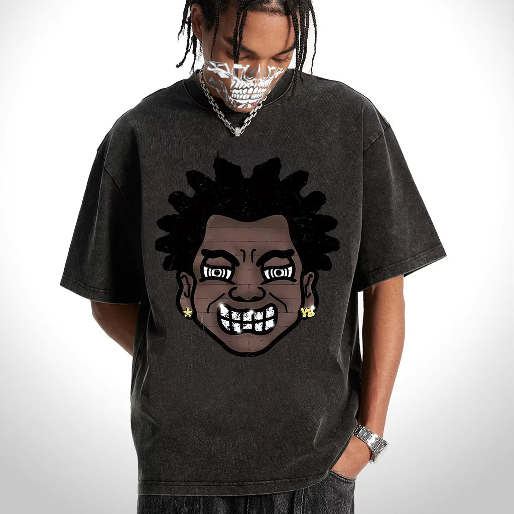Men's 100% Cotton Washed T-Shirt