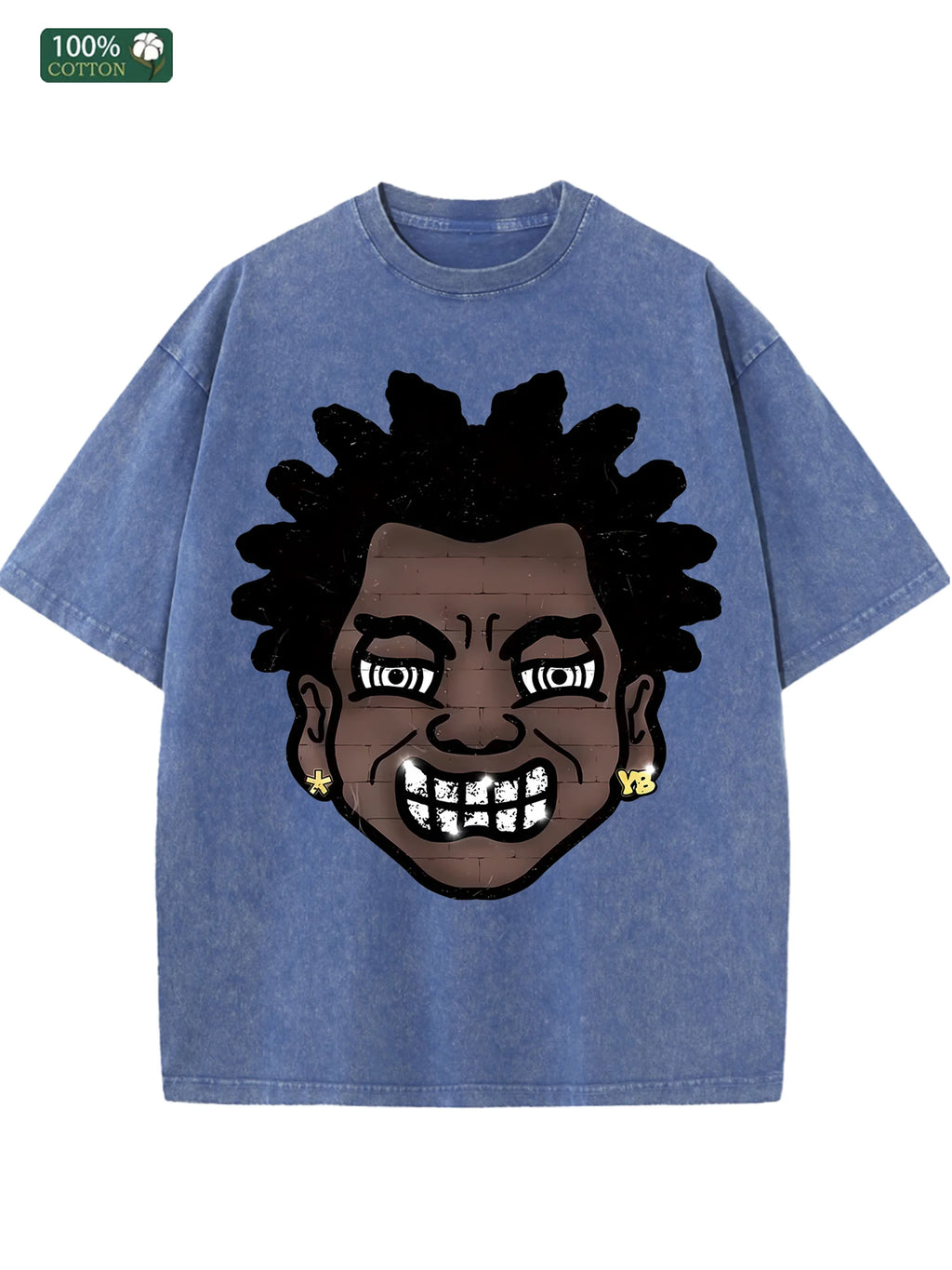 Men's 100% Cotton Washed T-Shirt