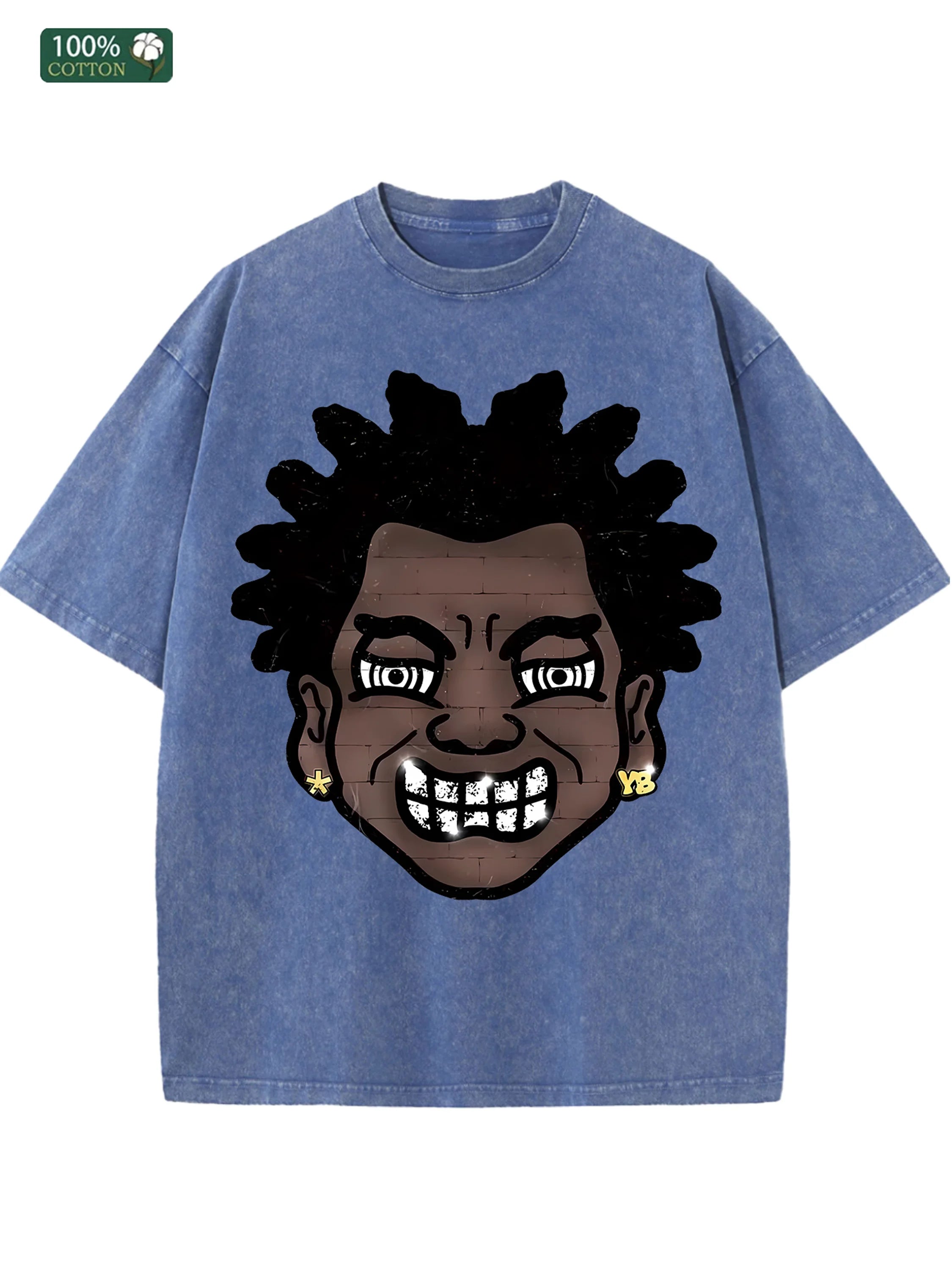 Men's 100% Cotton Washed T-Shirt