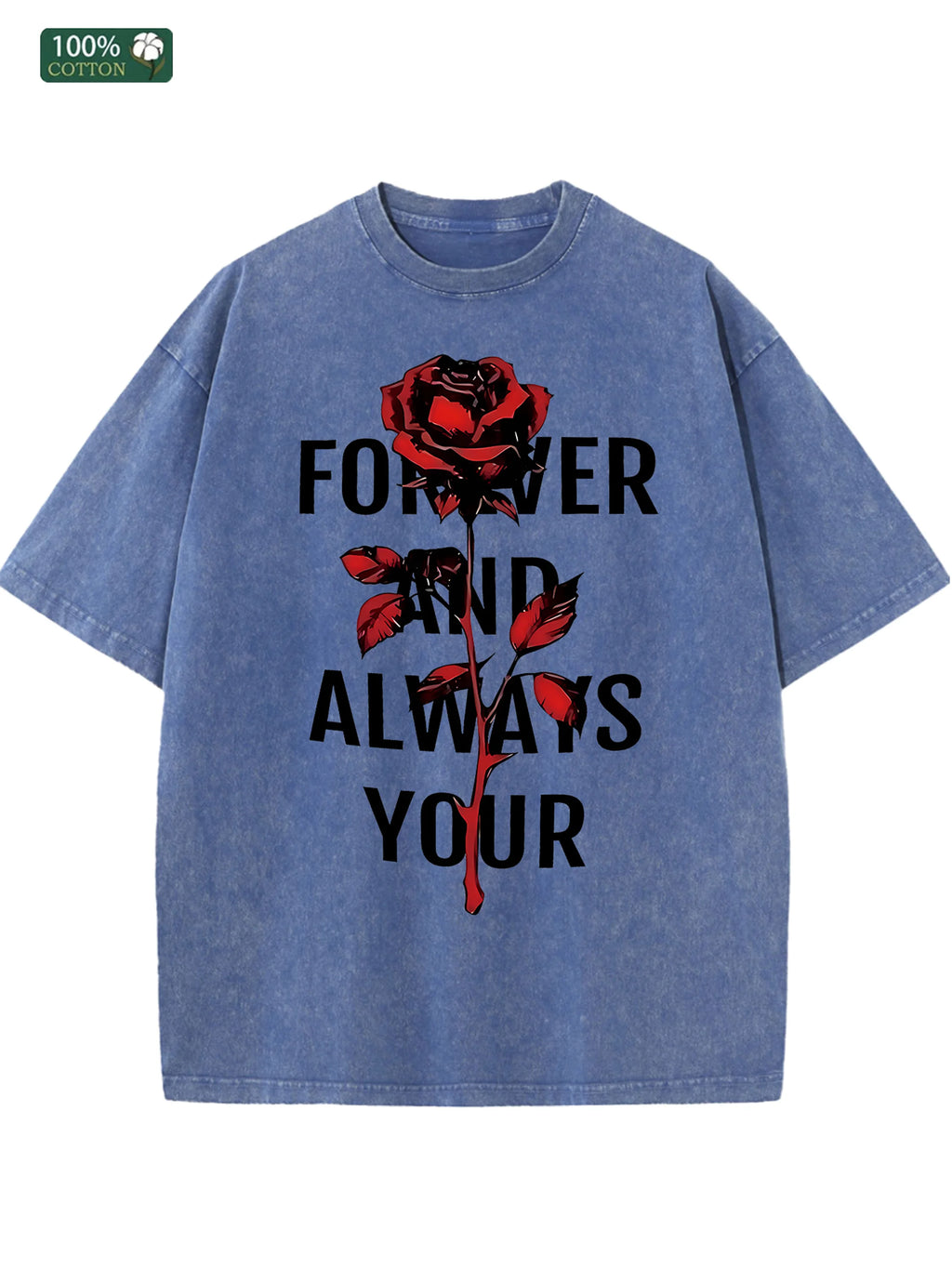 Men's 100% Cotton Washed T-Shirt