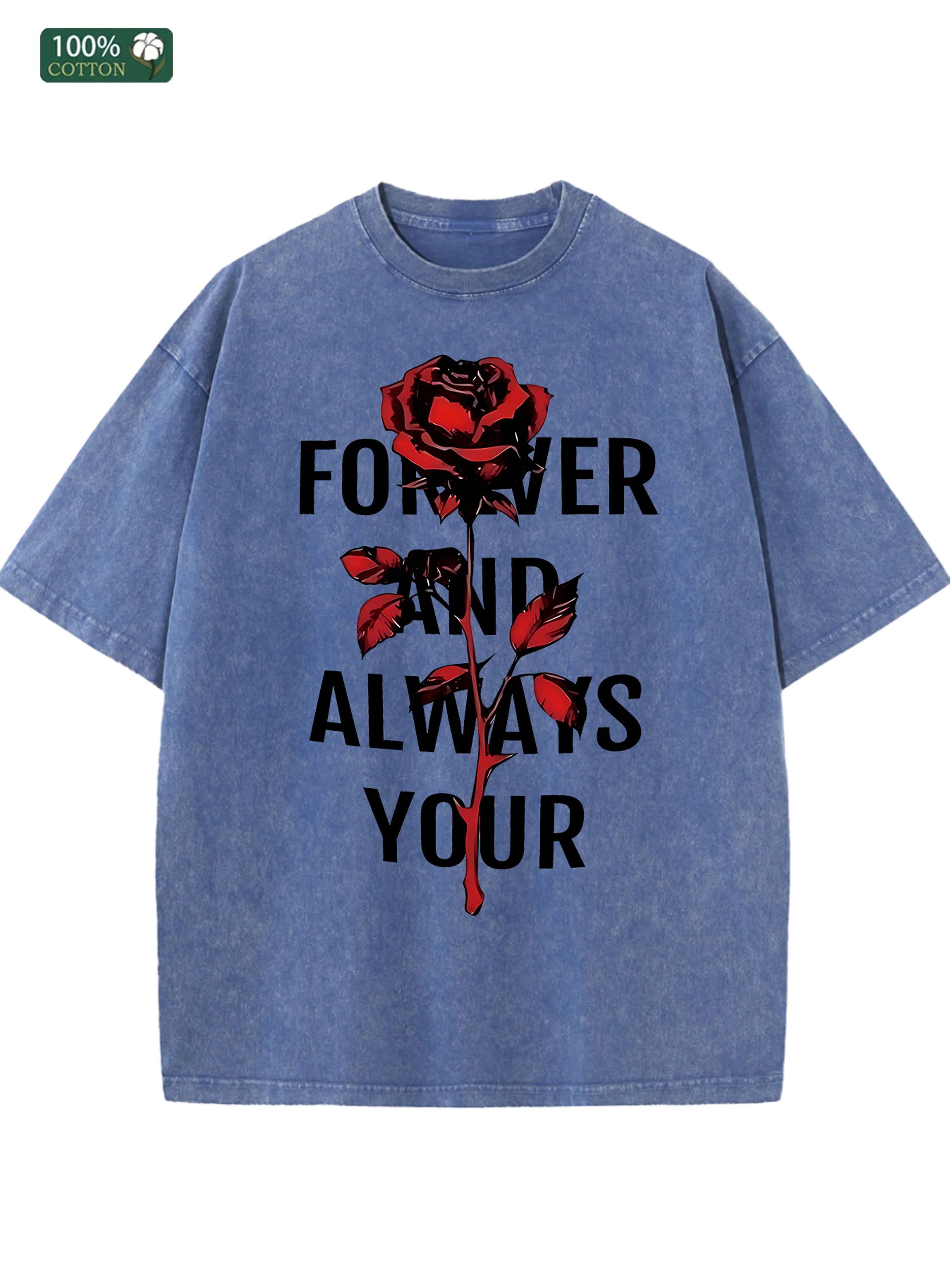 Men's 100% Cotton Washed T-Shirt