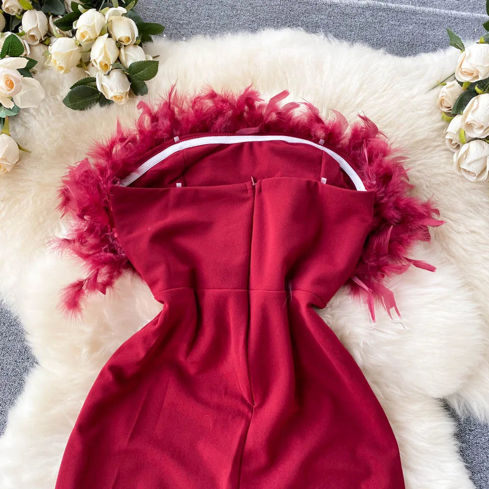Women's High-Waist Wide-Leg Jumpsuit