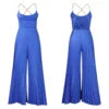 Women's Pleated Wide-Leg Jumpsuit
