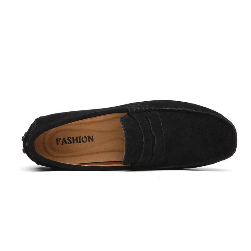 Men's Leather Moccasin Loafers