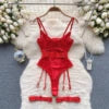 Summer Y2K Strapless Jumpsuit for Women Sleeveless High Waist Mesh Bodysuit Ladies Sexy Rompers Wholesale