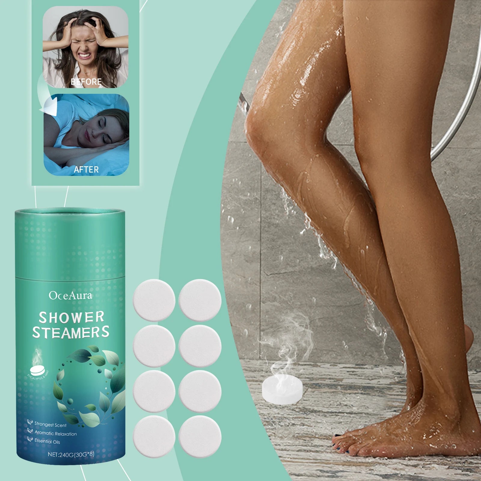 OceAura Aromatherapy Shower Steamer