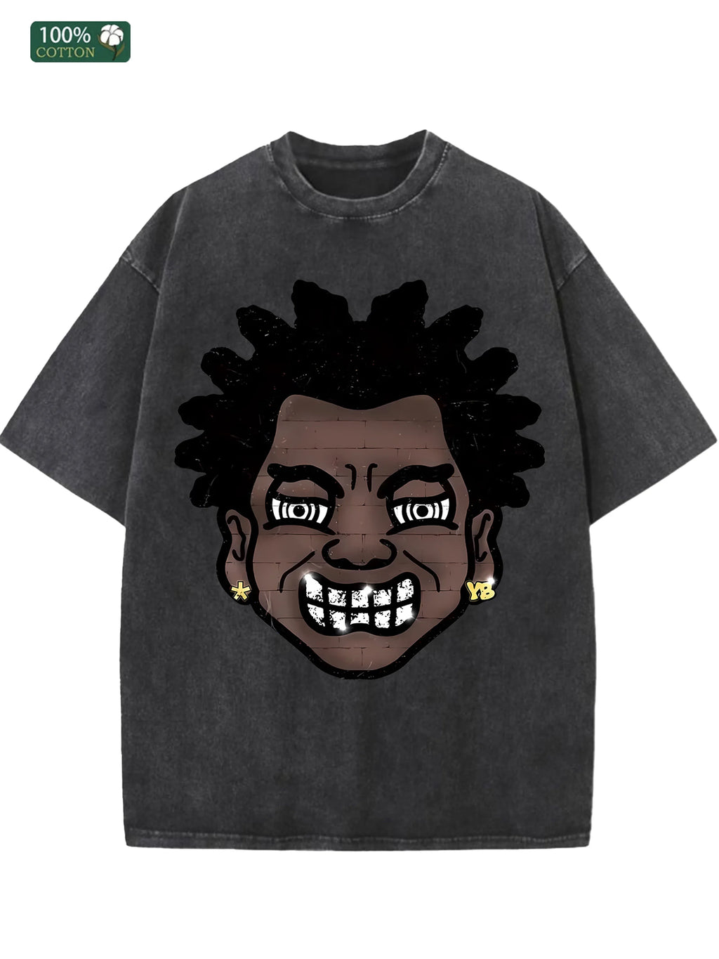 Men's 100% Cotton Washed T-Shirt