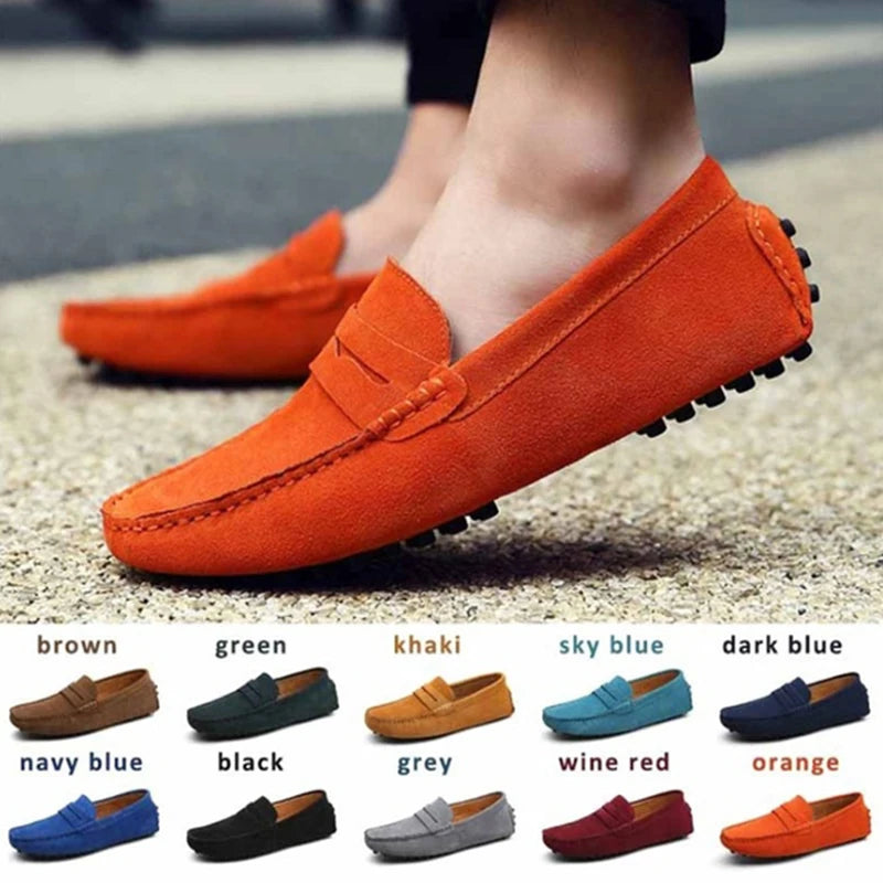 Men's Leather Moccasin Loafers
