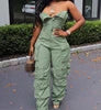 Women's Cargo Style Jumpsuit