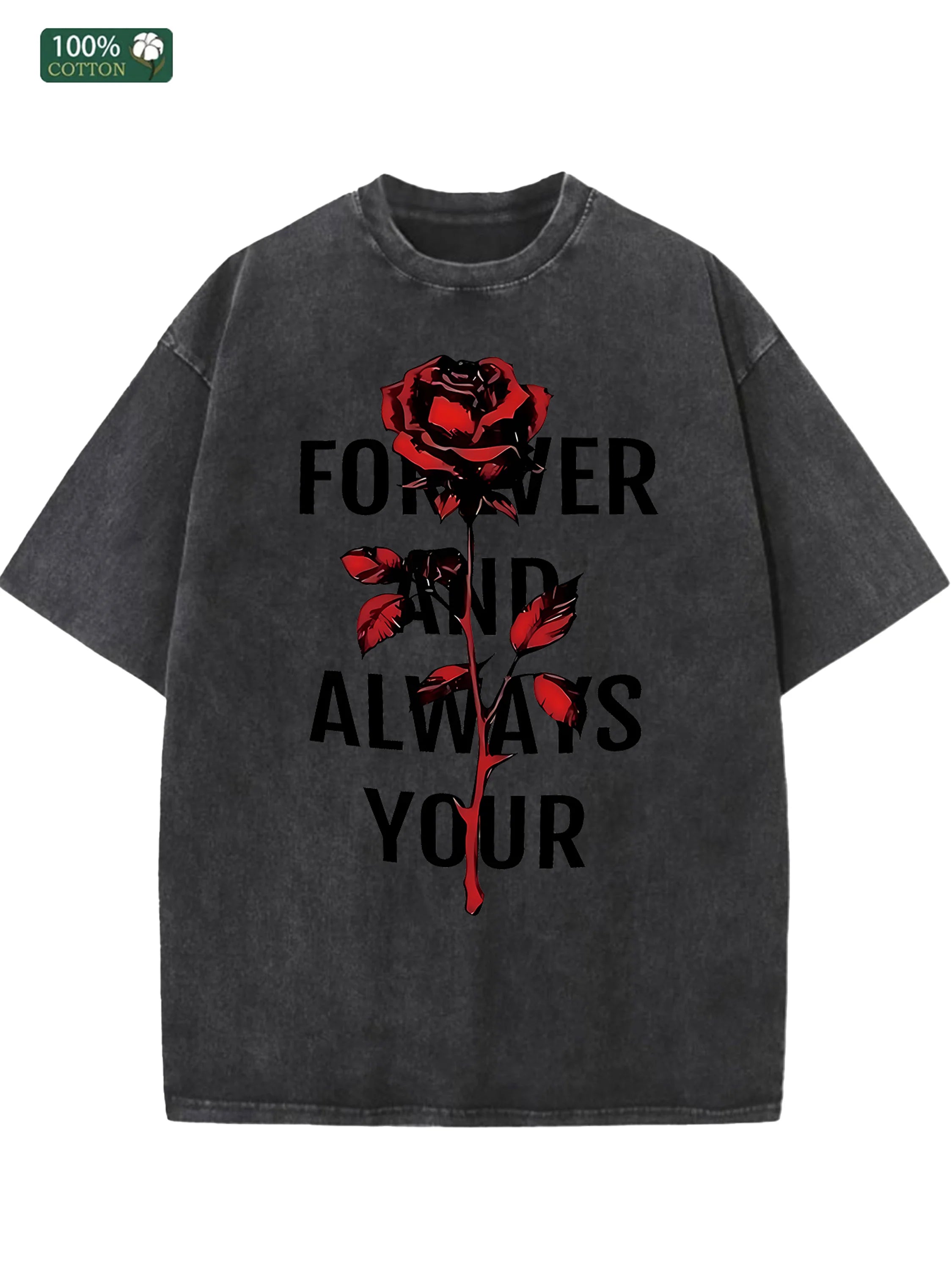 Men's 100% Cotton Washed T-Shirt