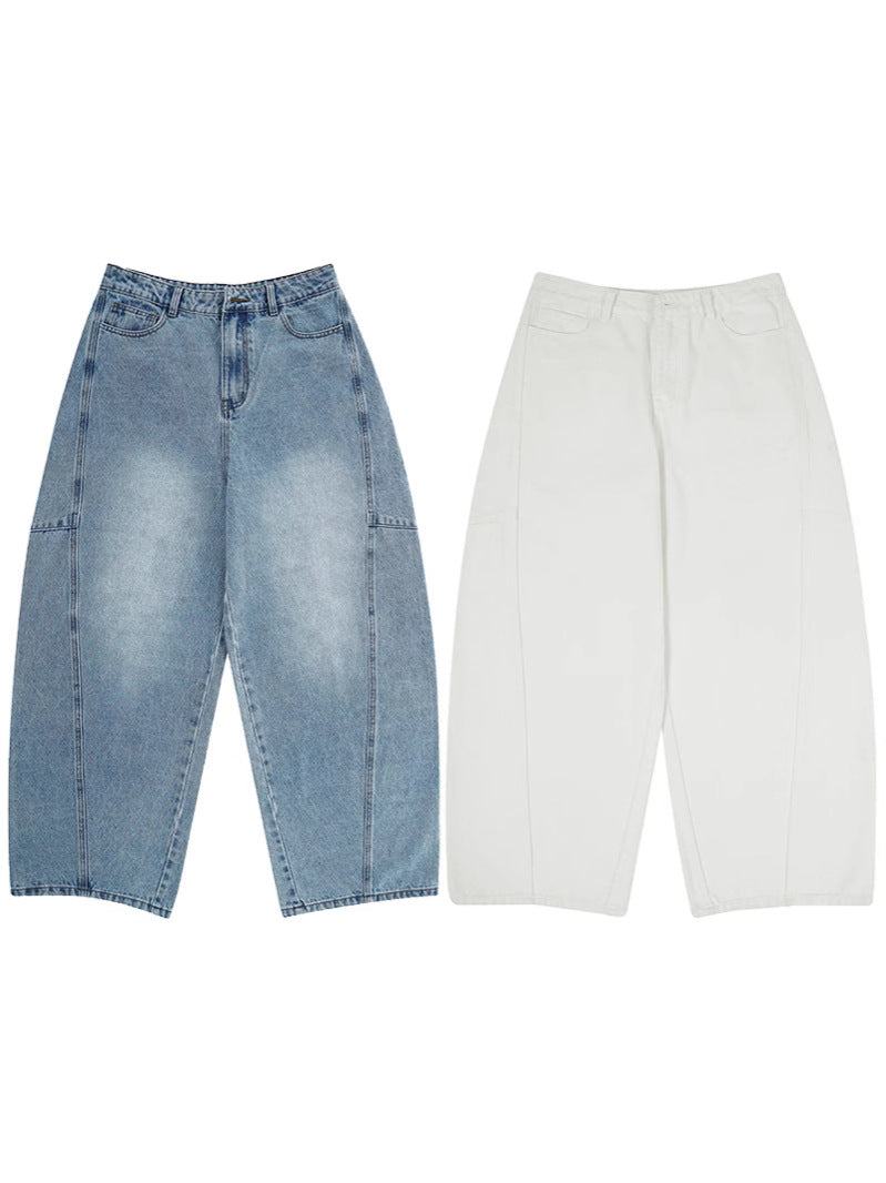 Unisex Wide Leg Streetwear Jeans