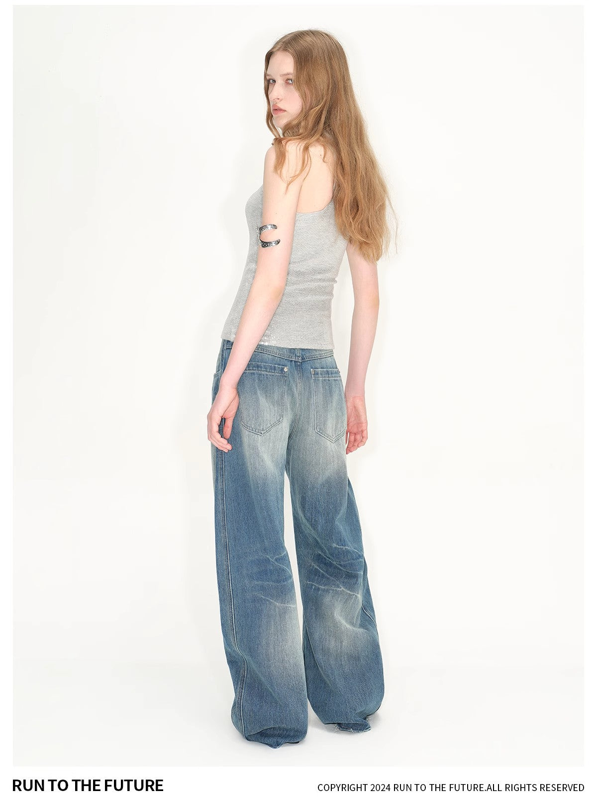 Unisex Lightning Wash Jeans