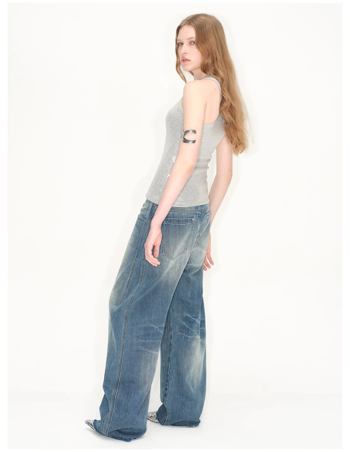 Unisex Lightning Wash Jeans