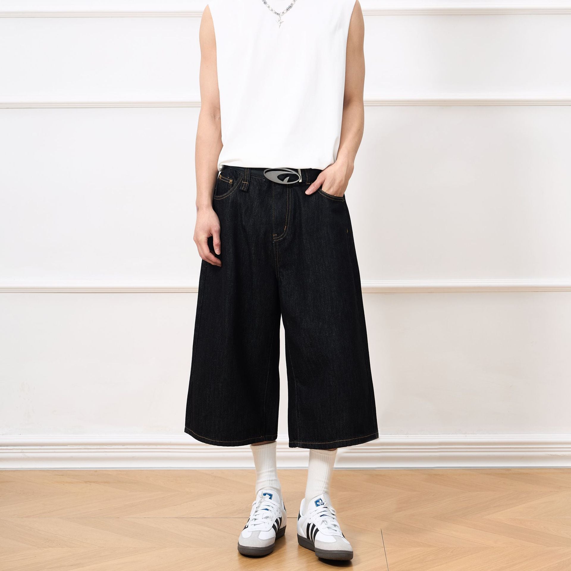 Unisex Straight Leg Denim Jeans