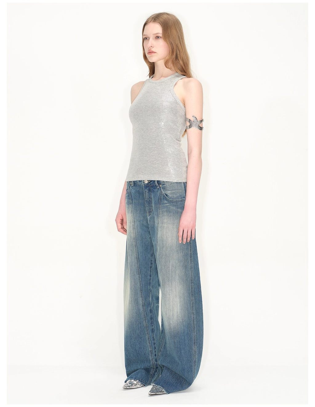 Unisex Lightning Wash Jeans