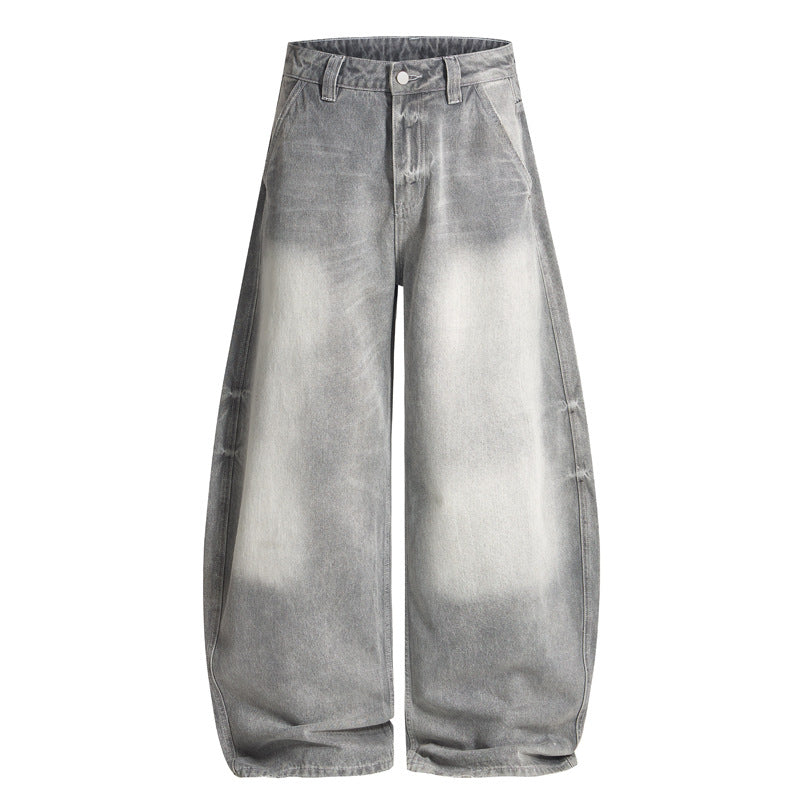 Unisex Casual Streetwear Denim Pants