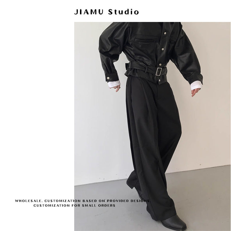 Men's Baggy Straight Trousers