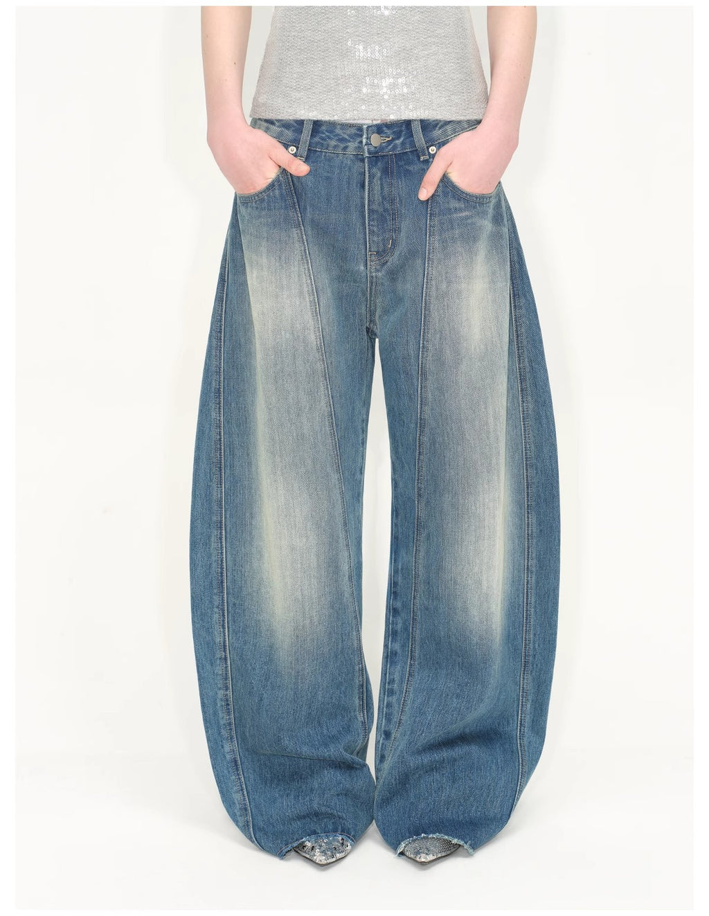 Unisex Lightning Wash Jeans