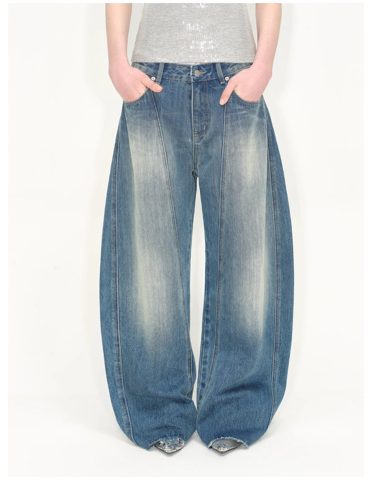 Unisex Lightning Wash Jeans