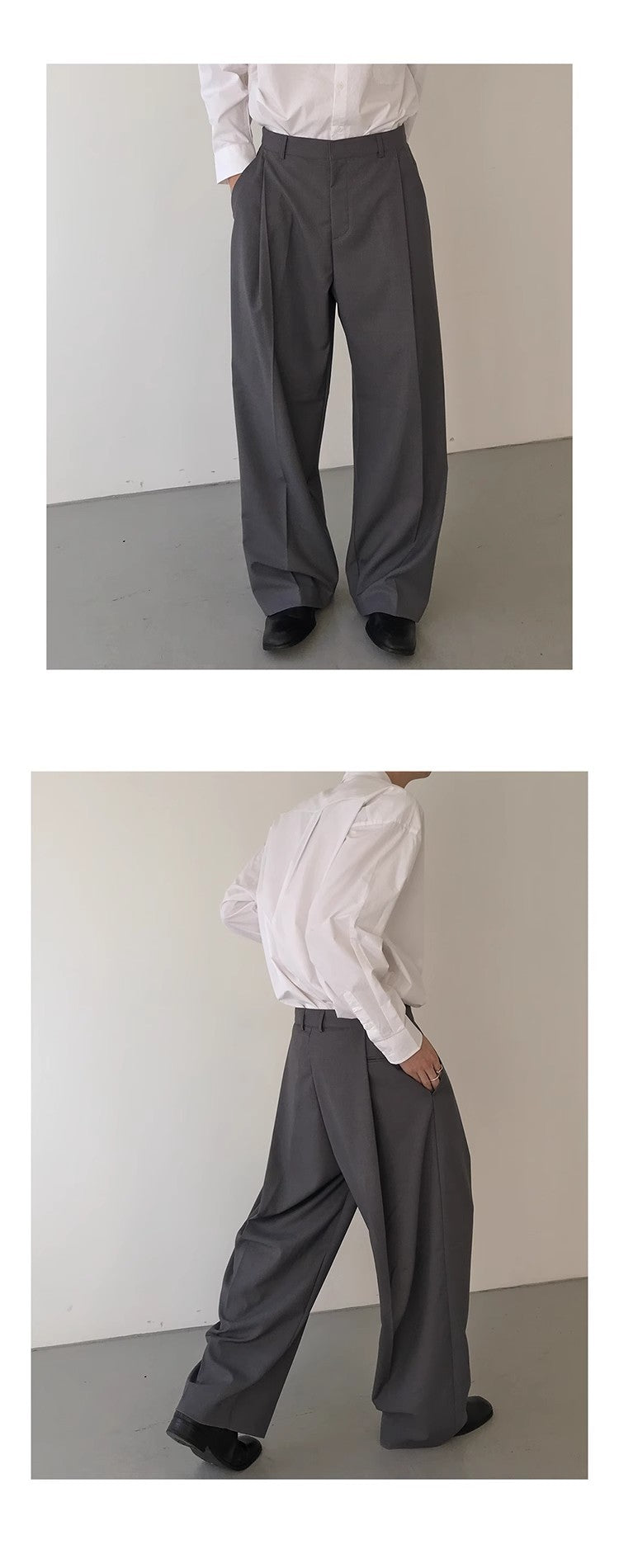 Men's Baggy Straight Trousers