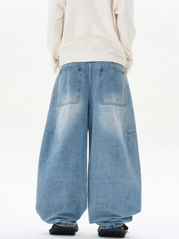 Unisex Wide Leg Streetwear Jeans
