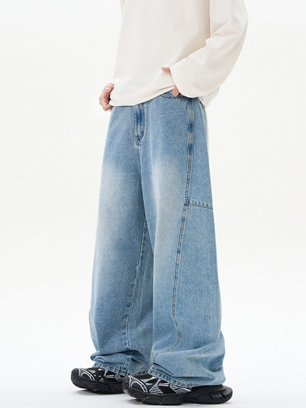 Unisex Wide Leg Streetwear Jeans