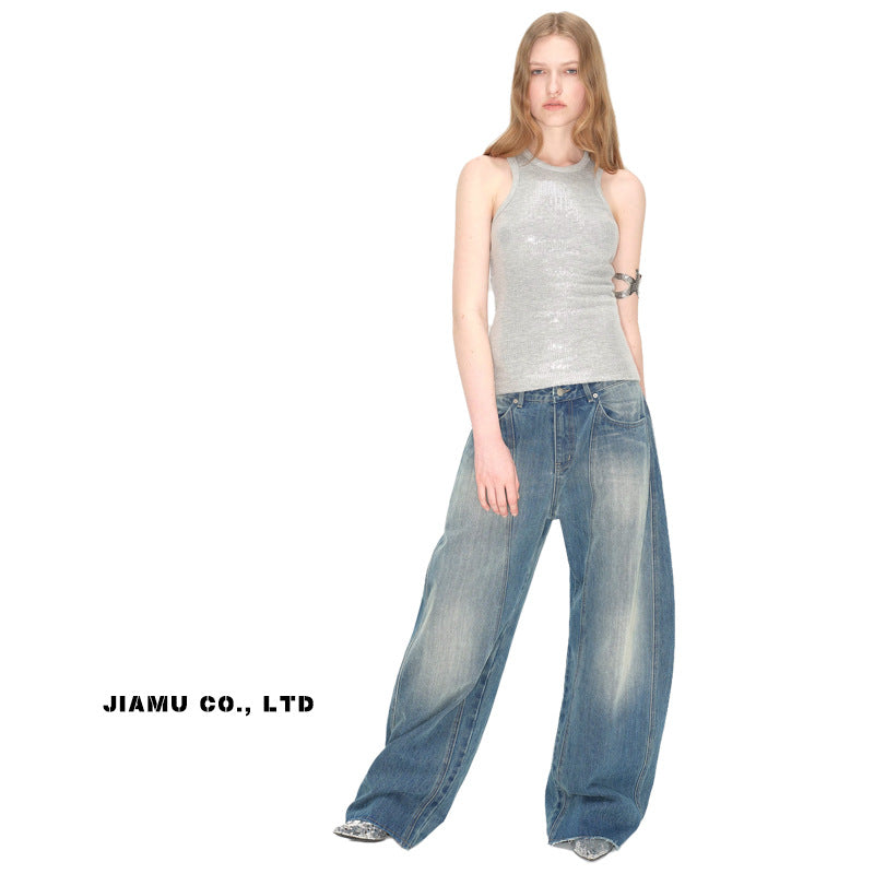 Unisex Lightning Wash Jeans