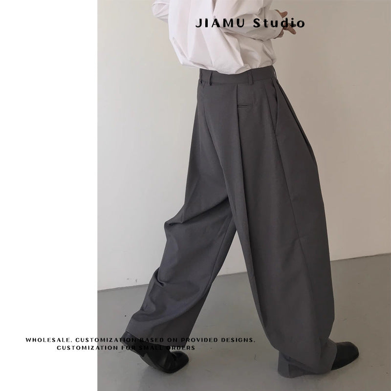Men's Baggy Straight Trousers